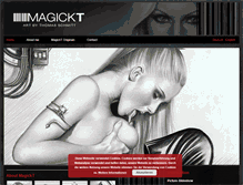 Tablet Screenshot of magickt.com
